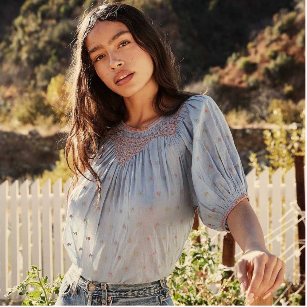 DÔEN Amna Blouse Cream - XS